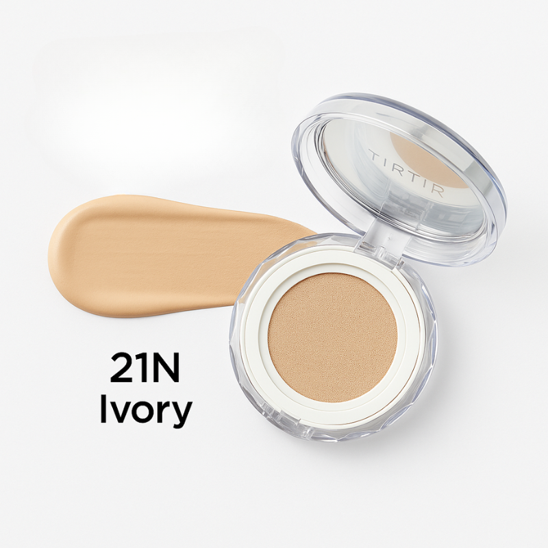 Base TIRTIR Crystal Mesh Cushion – Efeito Glow e Cobertura Natural