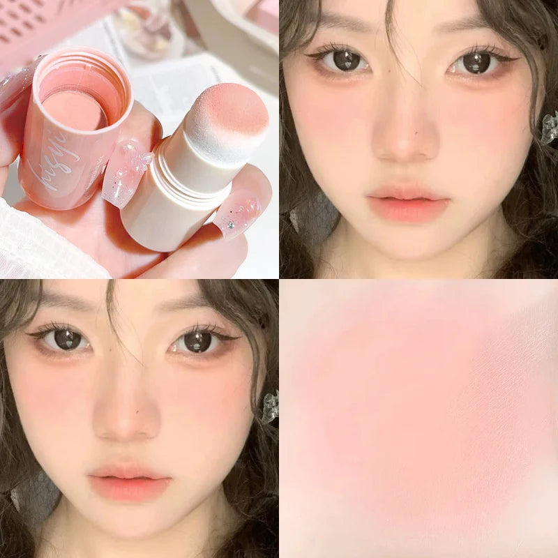 HISYI Cloud Velvet Blush Stick – Blush em Bastão Aveludado Coreano